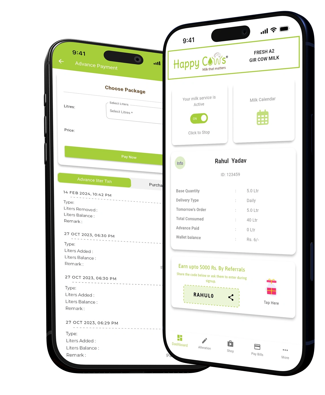 Sports happy cows booking mobile application