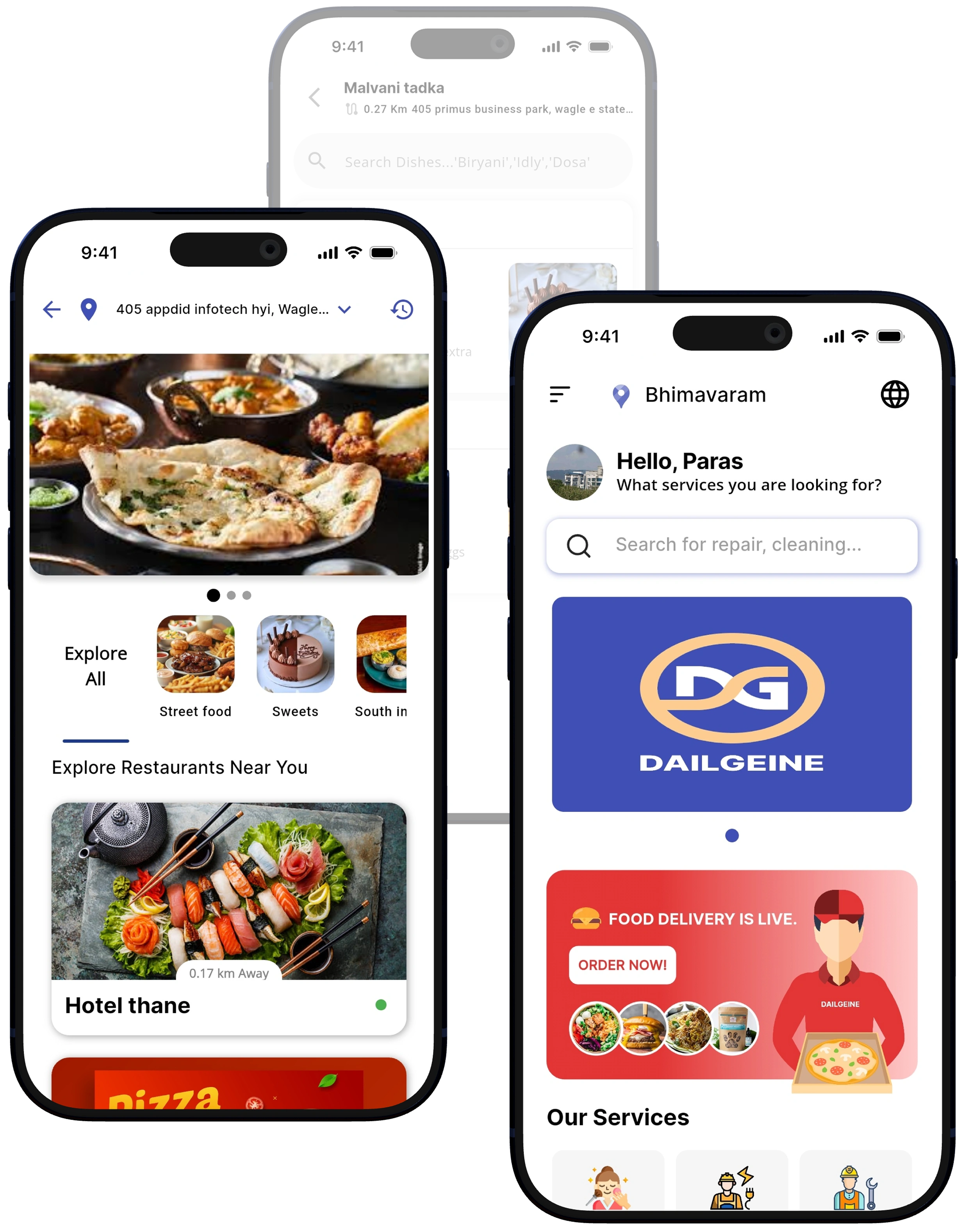Happycows App Screens
